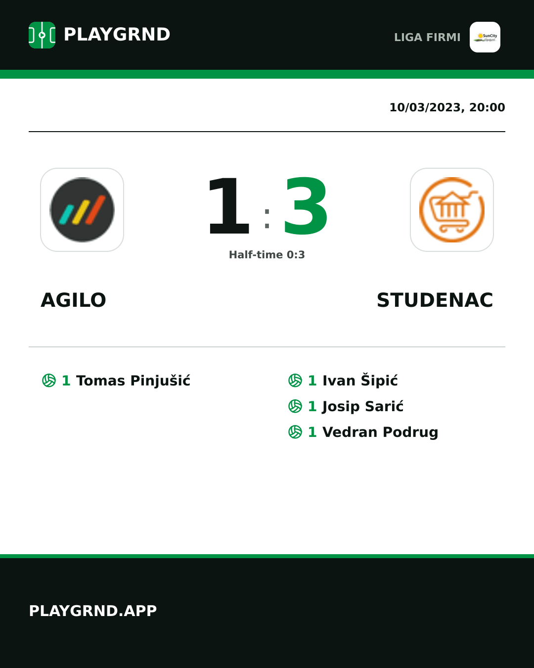 Instagram artwork: Agilo 1:3 Studenac