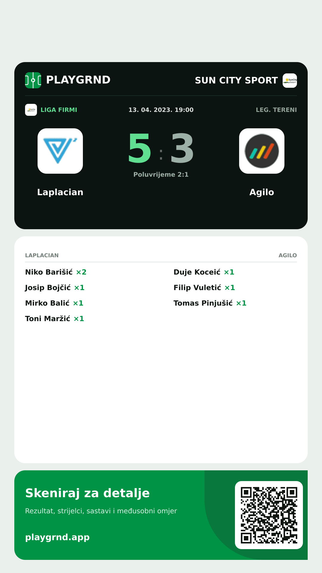 Story slika: Laplacian 5:3 Agilo