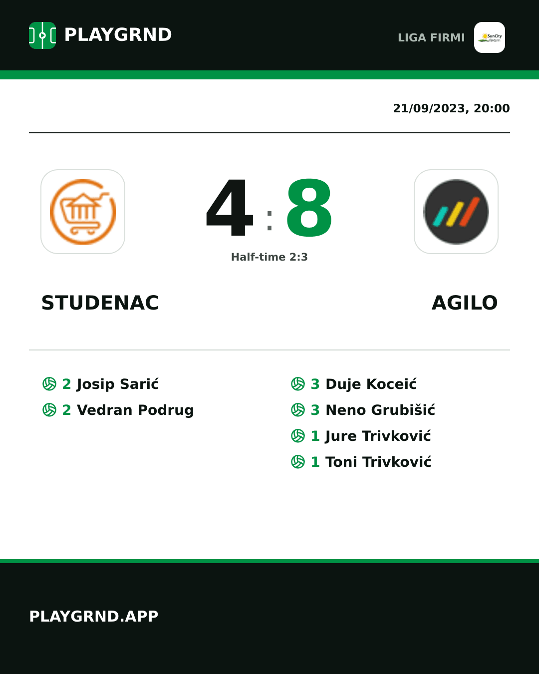 Instagram artwork: Studenac 4:8 Agilo