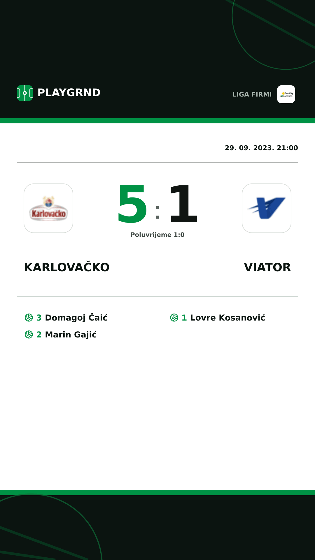 Instagram slika: Karlovačko 5:1 Viator