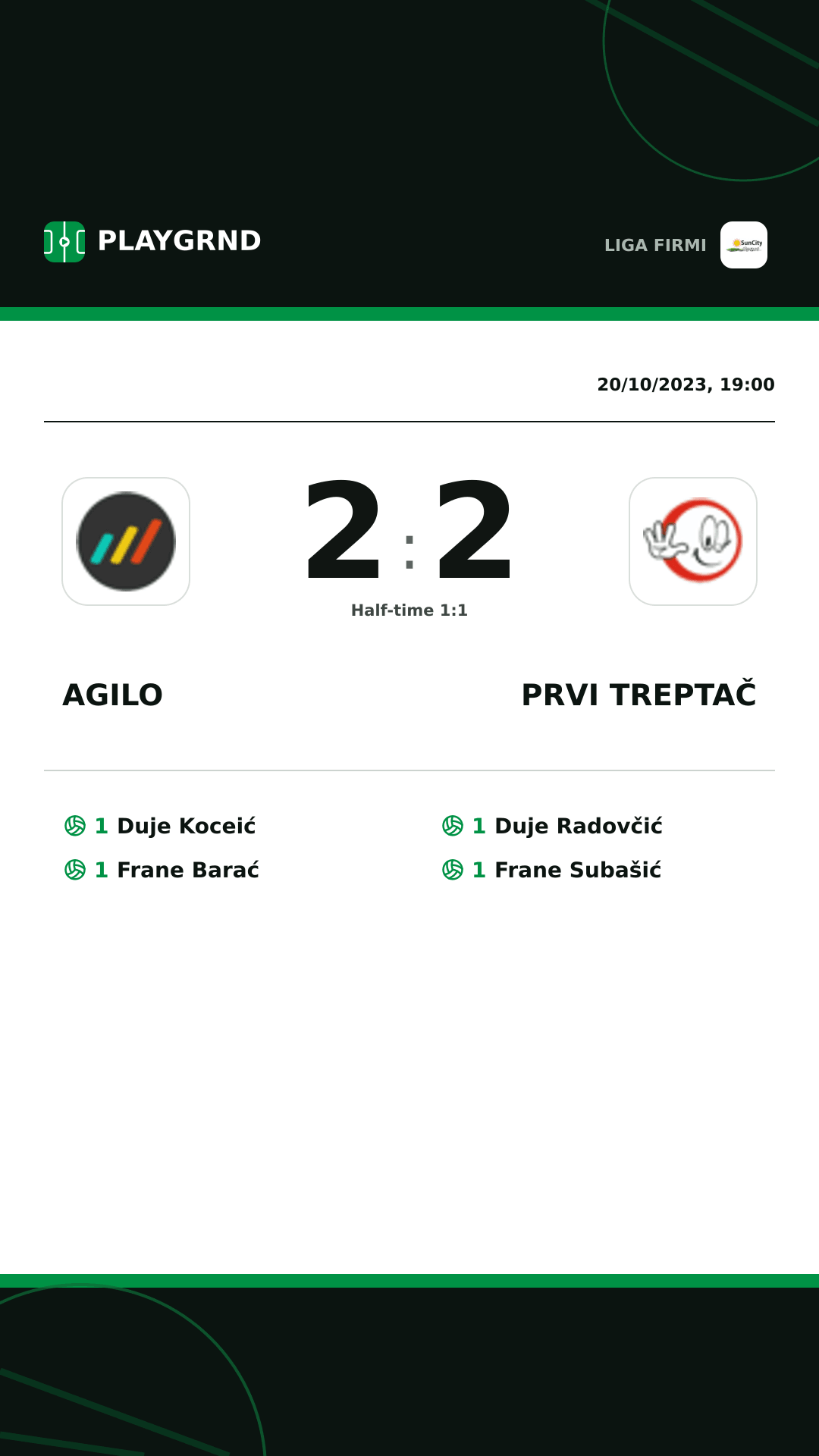 Instagram artwork: Agilo 2:2 Prvi Treptač