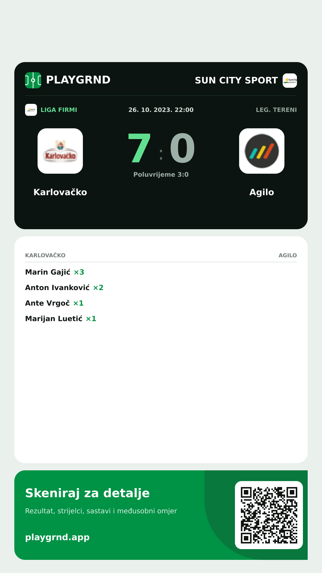 Story image: Karlovačko 7:0 Agilo