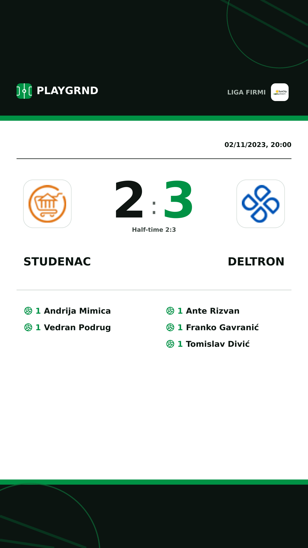 Instagram artwork: Studenac 2:3 Deltron