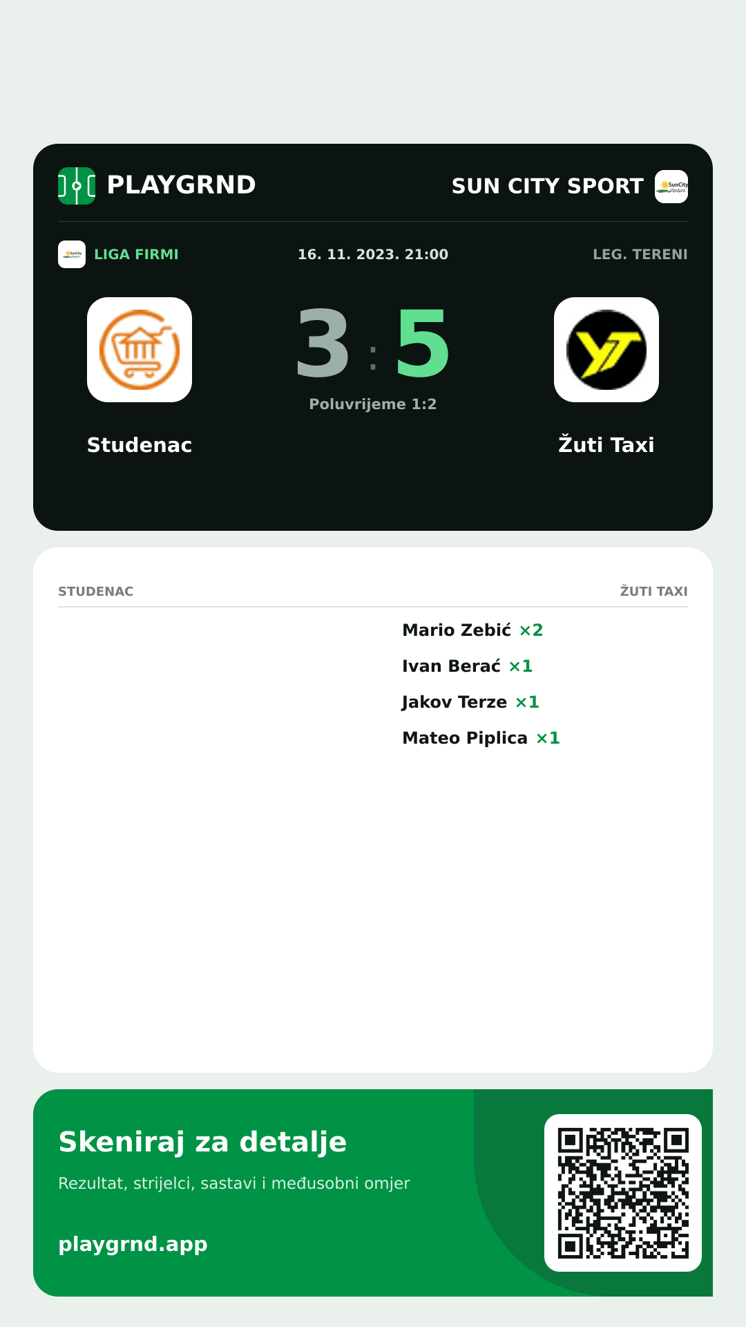 Story slika: Studenac 3:5 Žuti Taxi