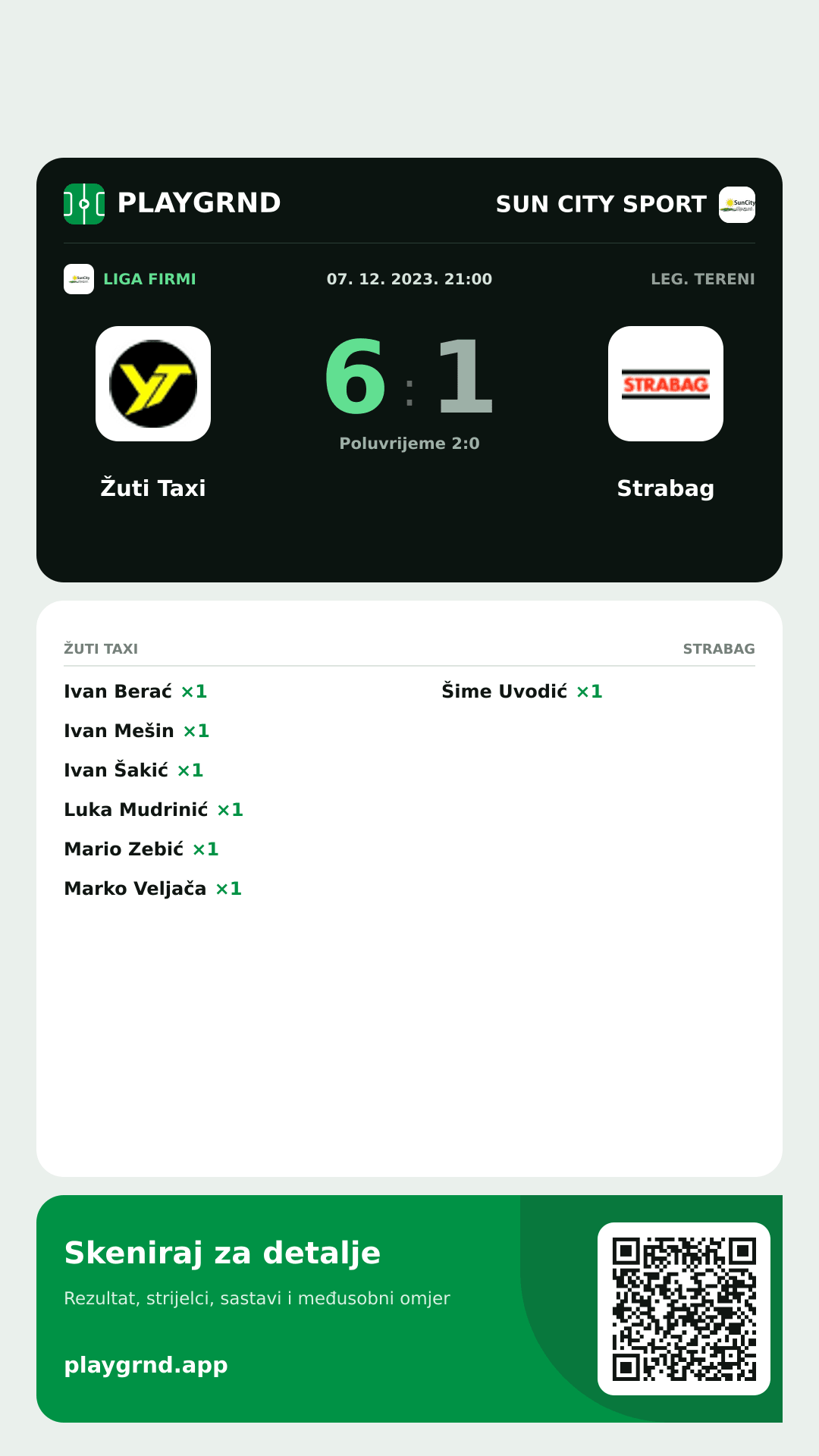 Story slika: Žuti Taxi 6:1 Strabag