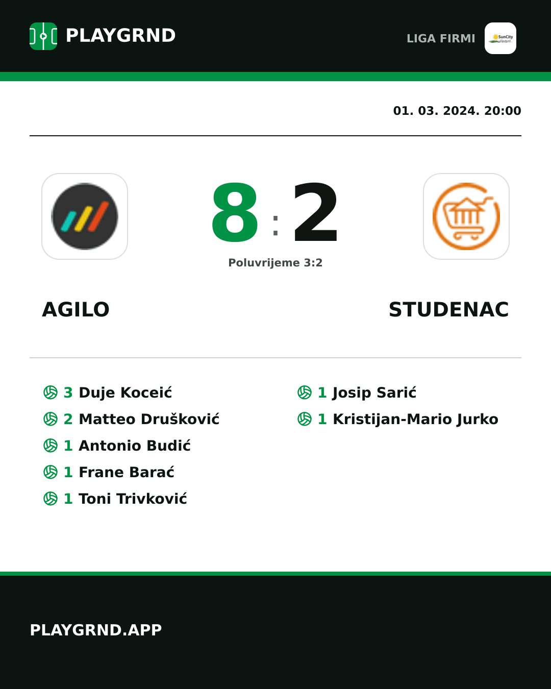 Instagram slika: Agilo 8:2 Studenac