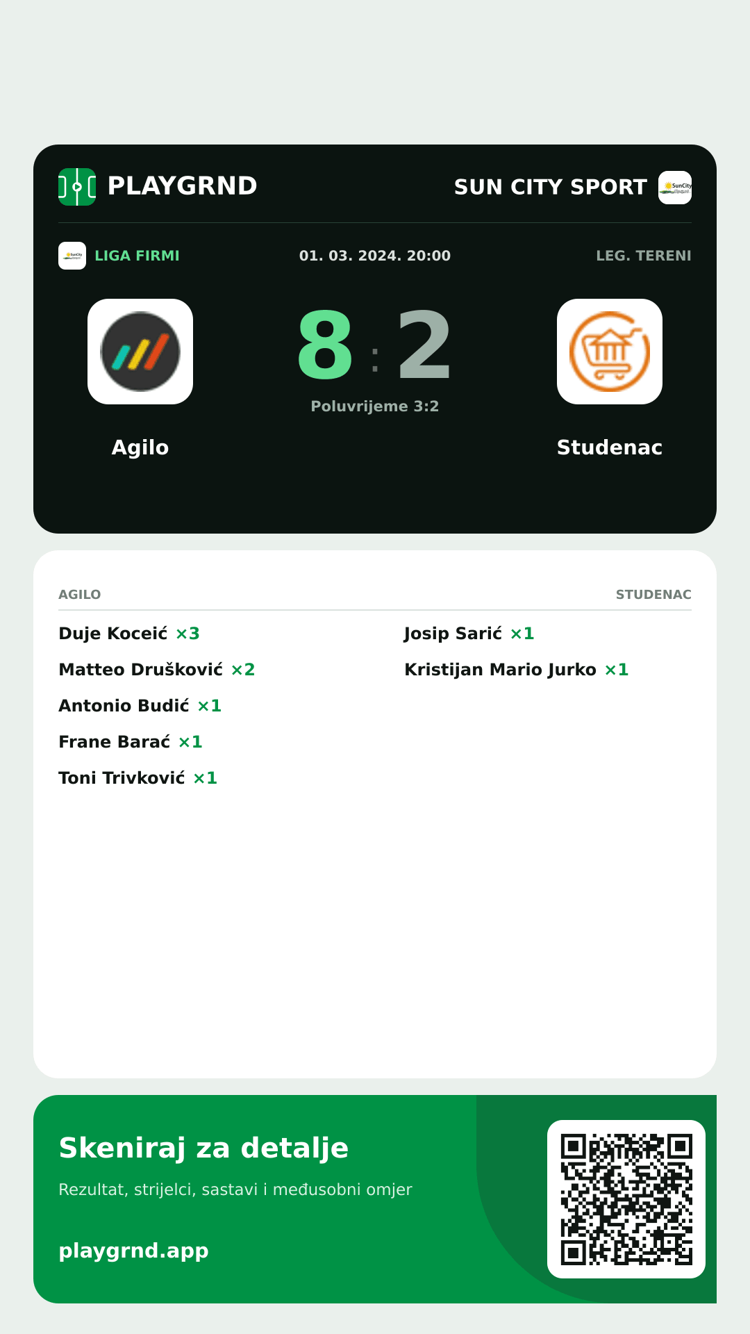 Story slika: Agilo 8:2 Studenac