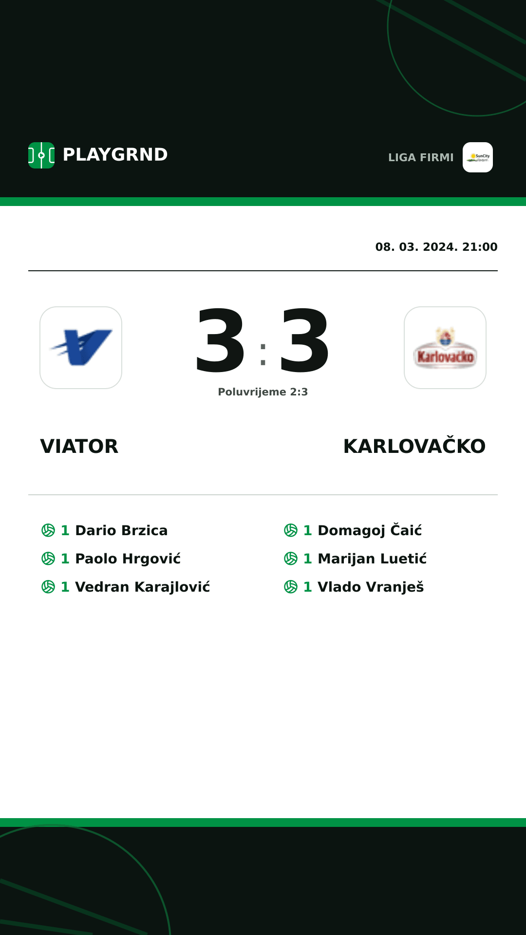 Instagram slika: Viator 3:3 Karlovačko