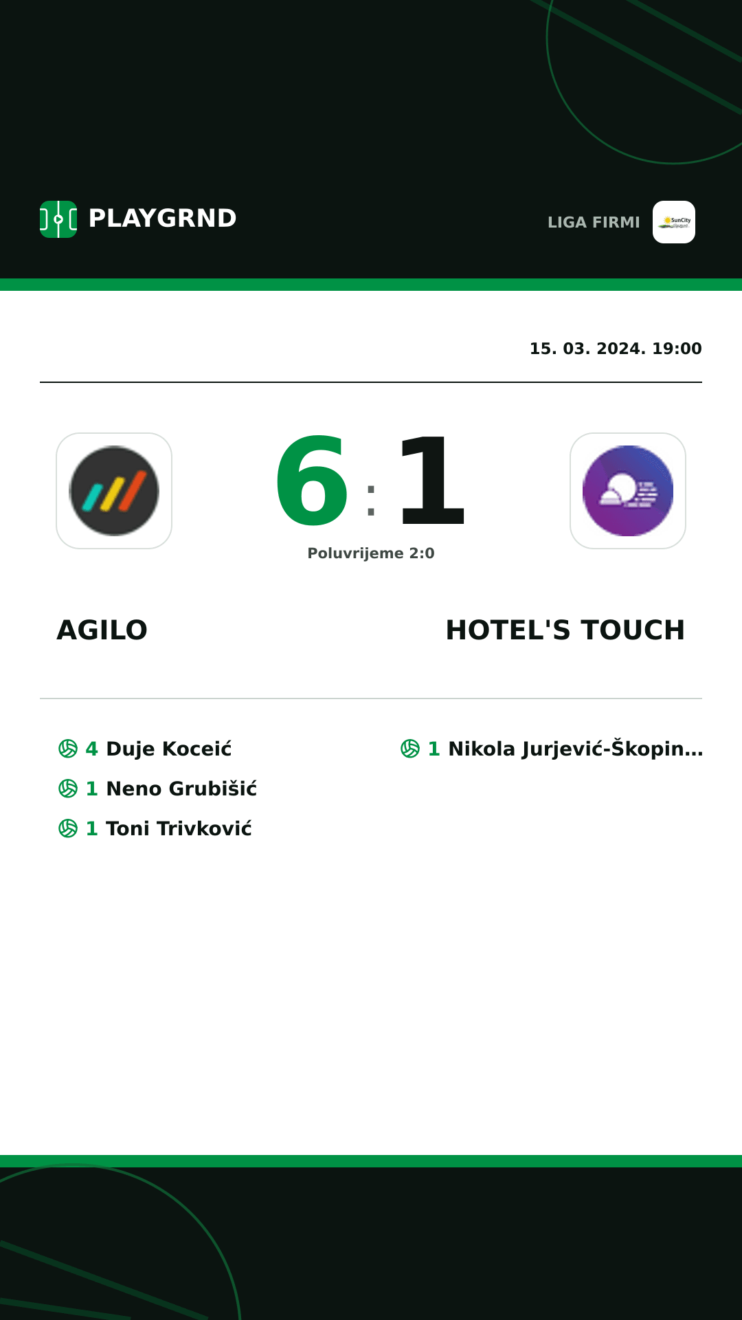 Instagram slika: Agilo 6:1 Hotel's Touch