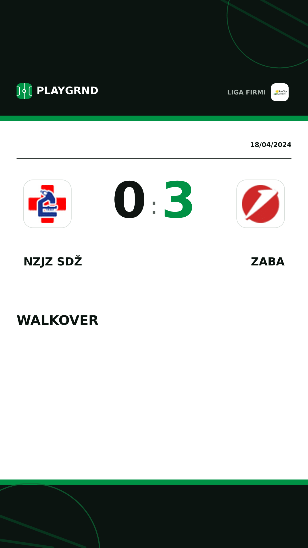 Instagram artwork: Nzjz Sdž 0:3 Zaba