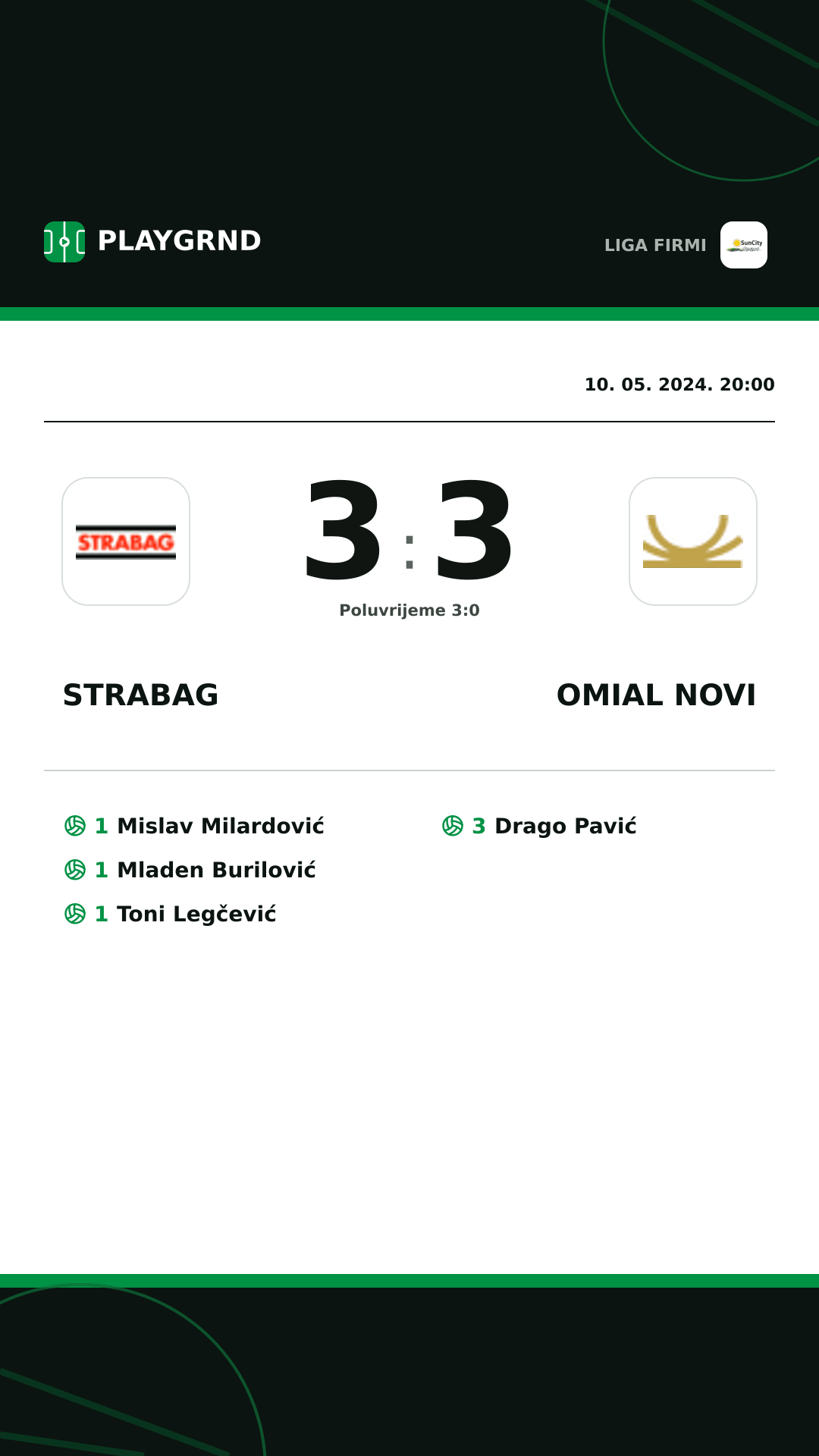 Instagram slika: Strabag 3:3 Omial Novi