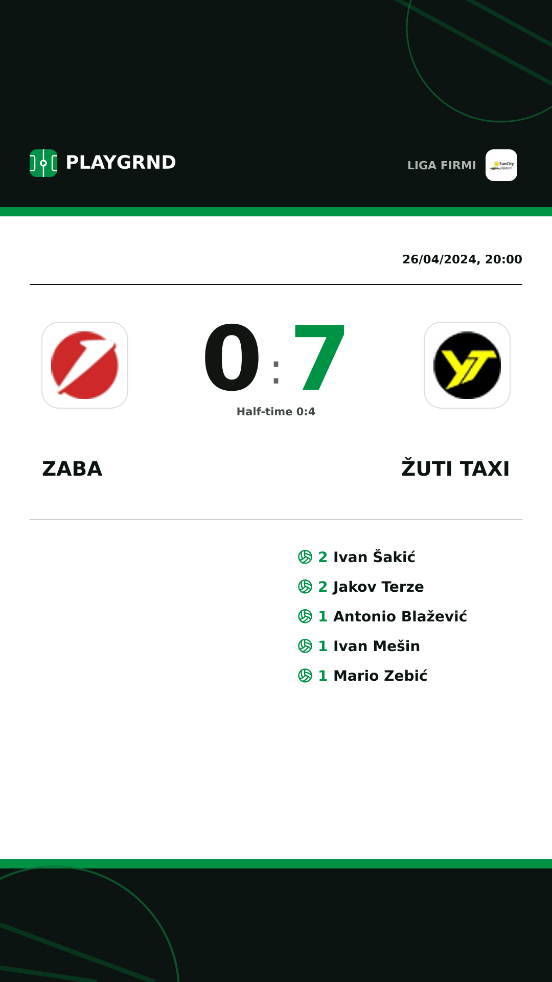 Instagram artwork: Zaba 0:7 Žuti Taxi
