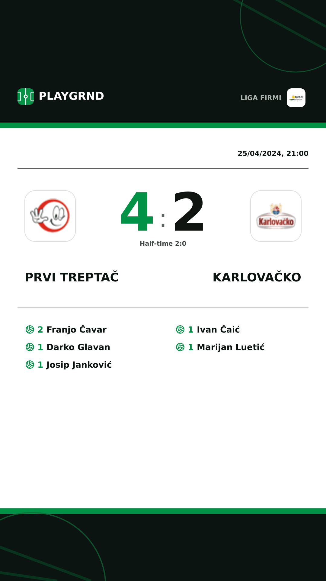 Instagram artwork: Prvi Treptač 4:2 Karlovačko