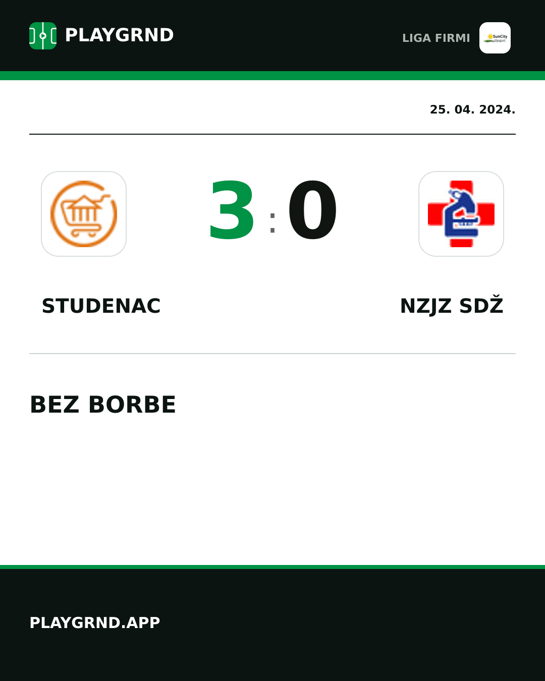 Instagram slika: Studenac 3:0 Nzjz Sdž