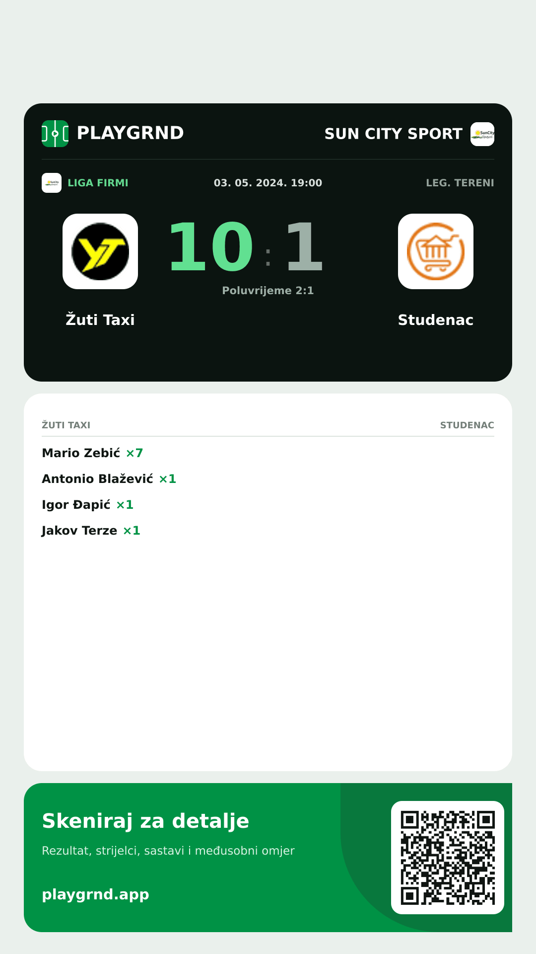 Story slika: Žuti Taxi 10:1 Studenac