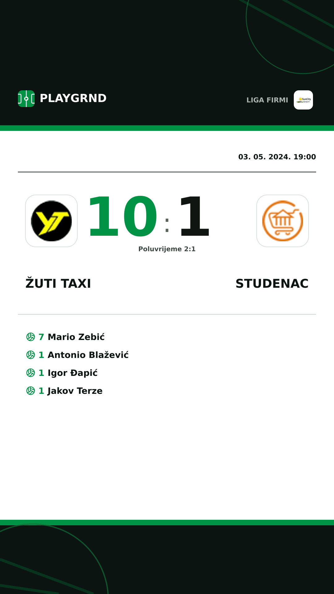 Instagram slika: Žuti Taxi 10:1 Studenac