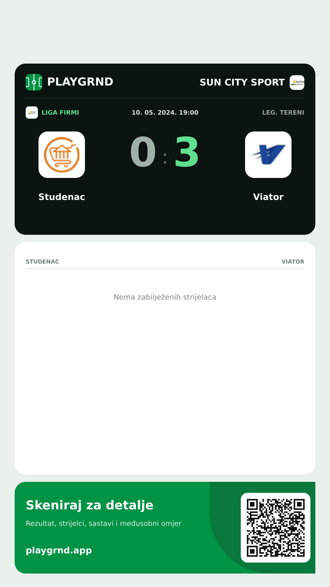 Story slika: Studenac 0:3 Viator