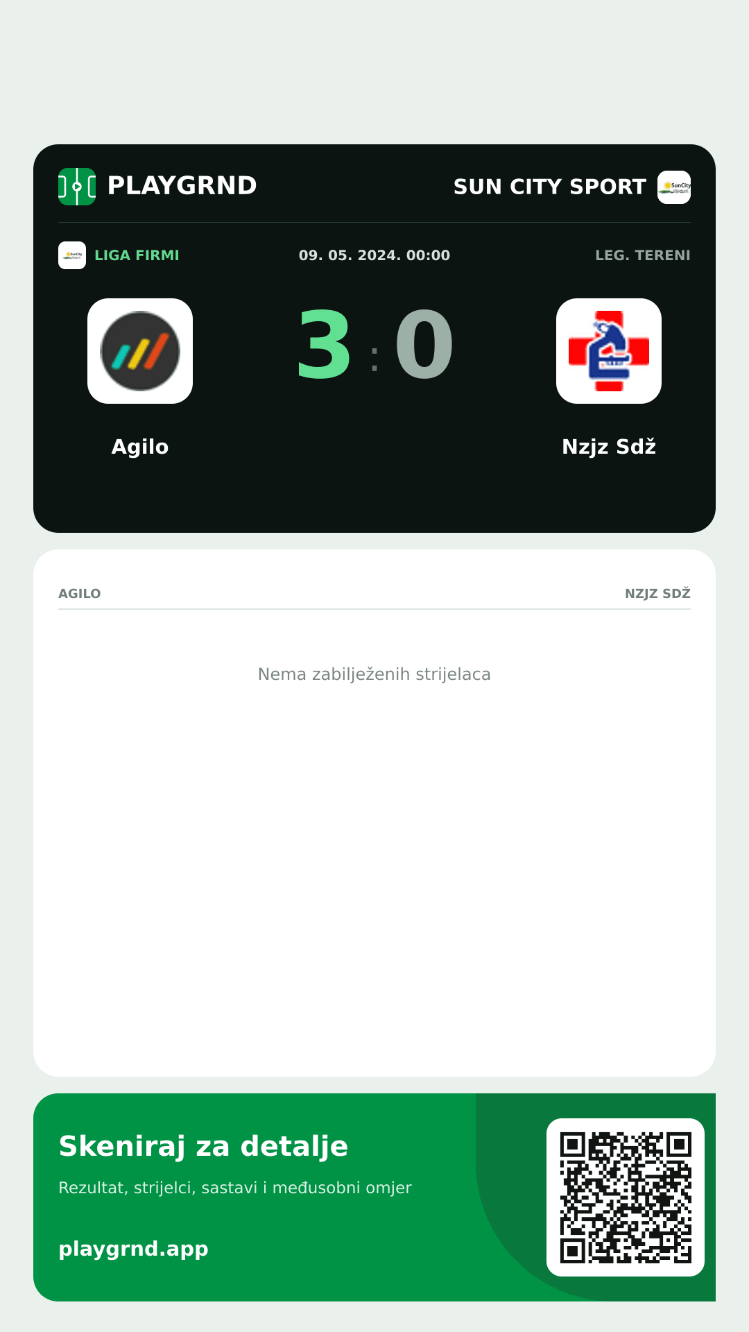 Story slika: Agilo 3:0 Nzjz Sdž