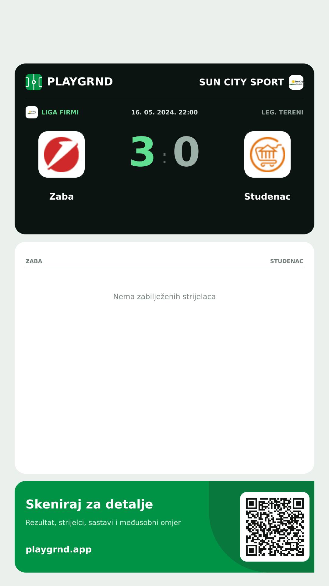 Story slika: Zaba 3:0 Studenac