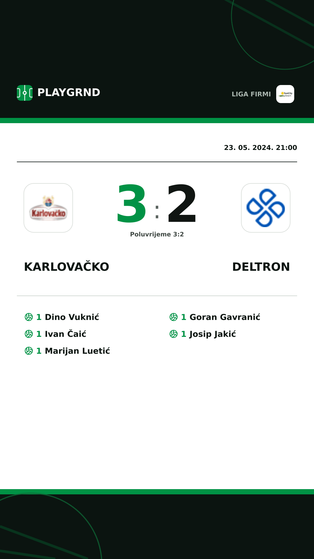 Instagram slika: Karlovačko 3:2 Deltron