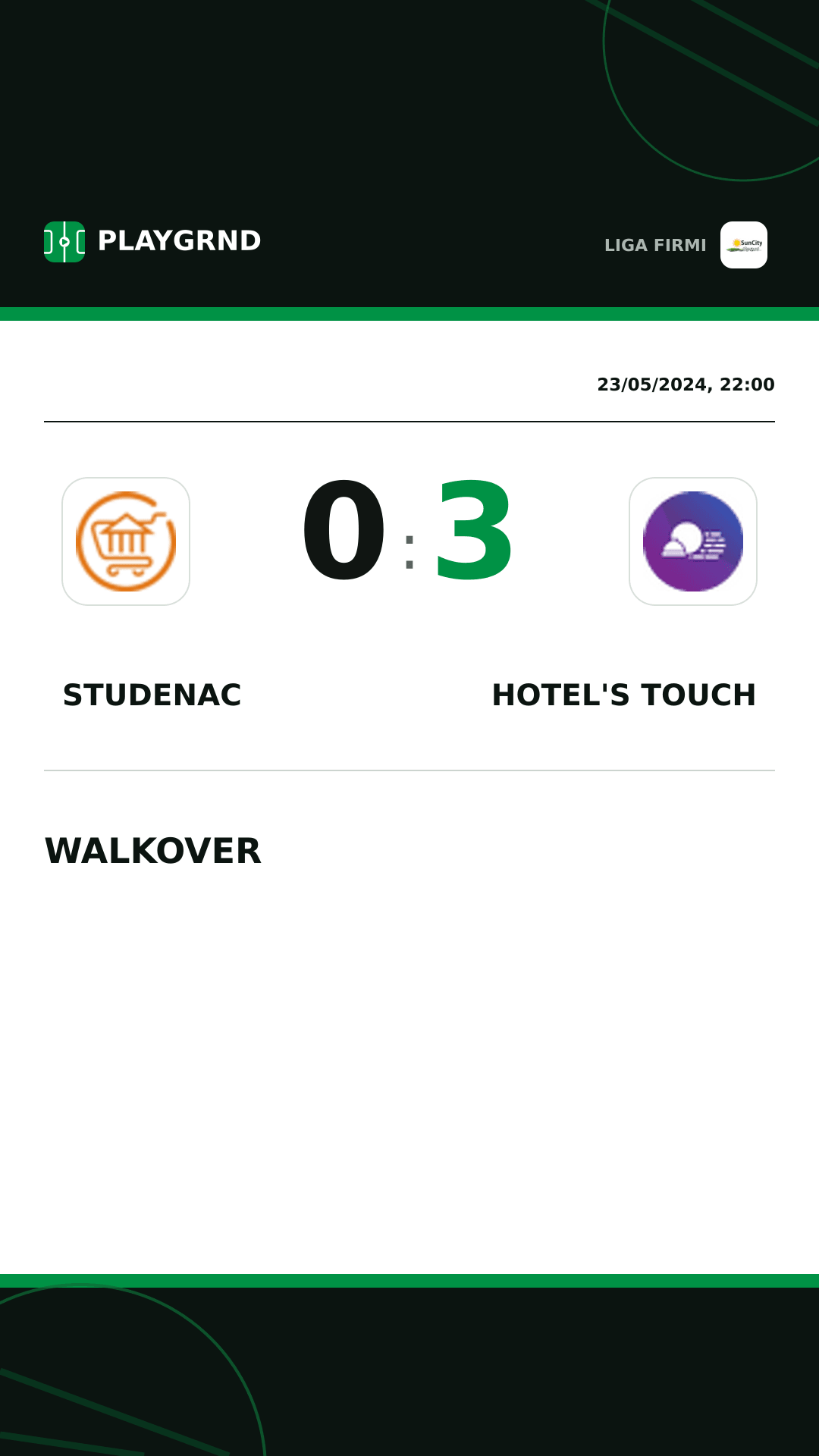 Instagram artwork: Studenac 0:3 Hotel's Touch