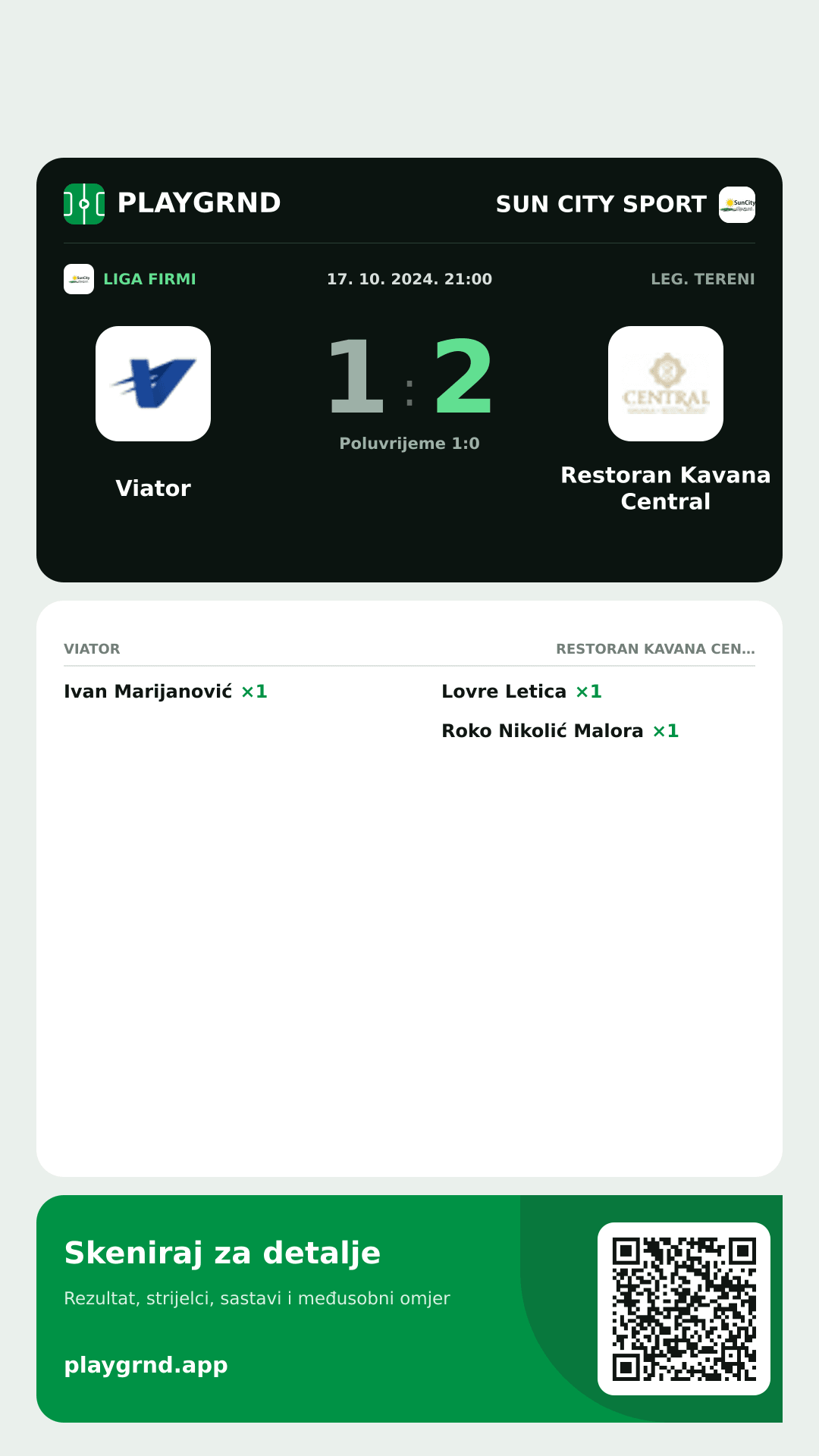 Story slika: Viator 1:2 Restoran Kavana Central