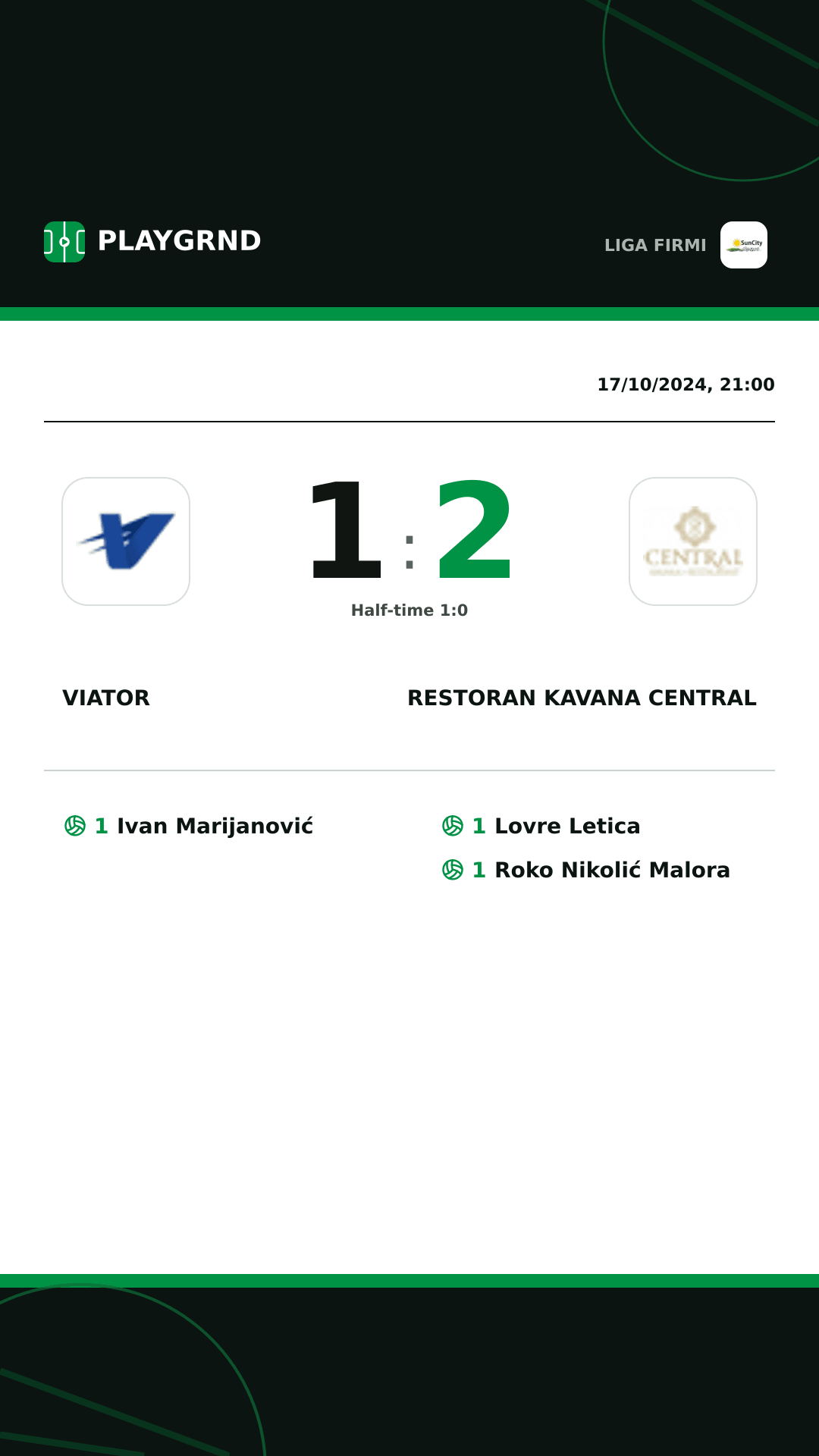 Instagram artwork: Viator 1:2 Restoran Kavana Central