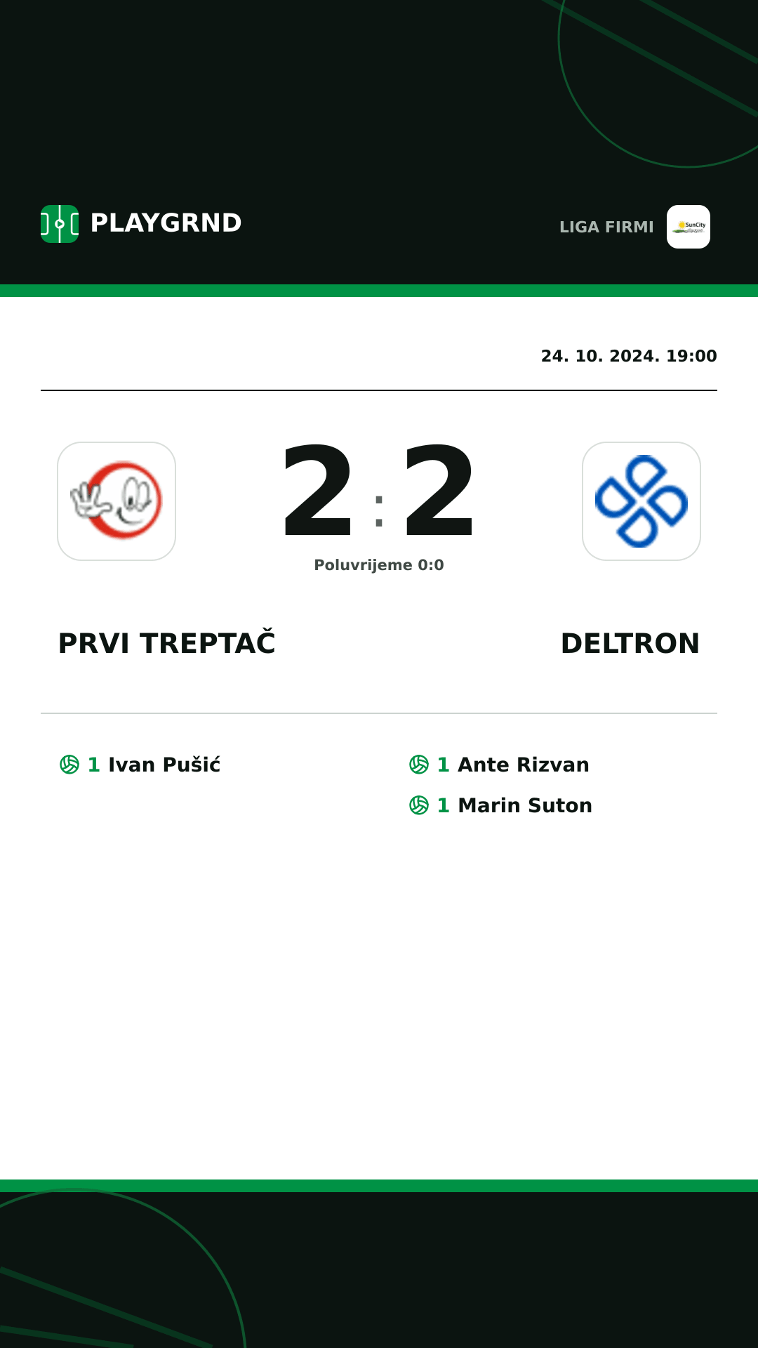 Instagram slika: Prvi Treptač 2:2 Deltron