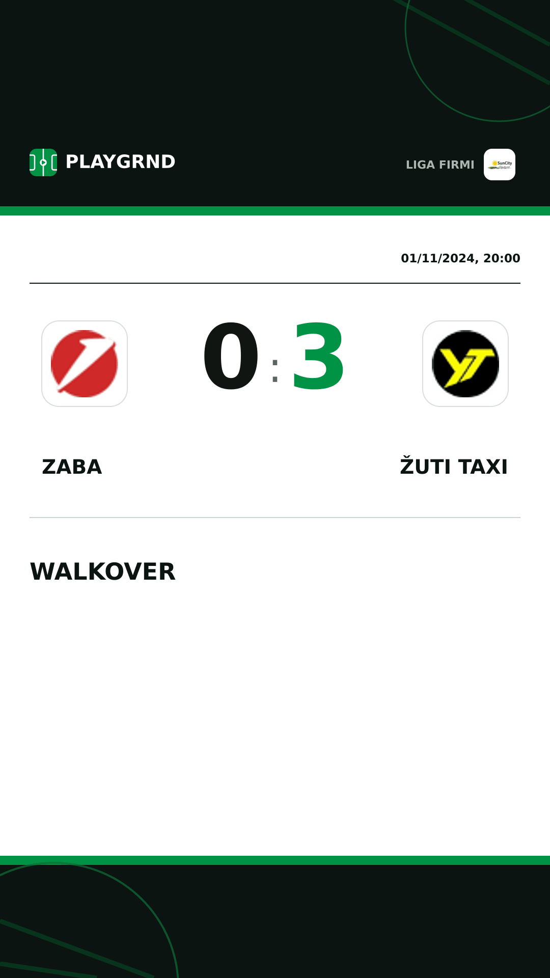Instagram artwork: Zaba 0:3 Žuti Taxi