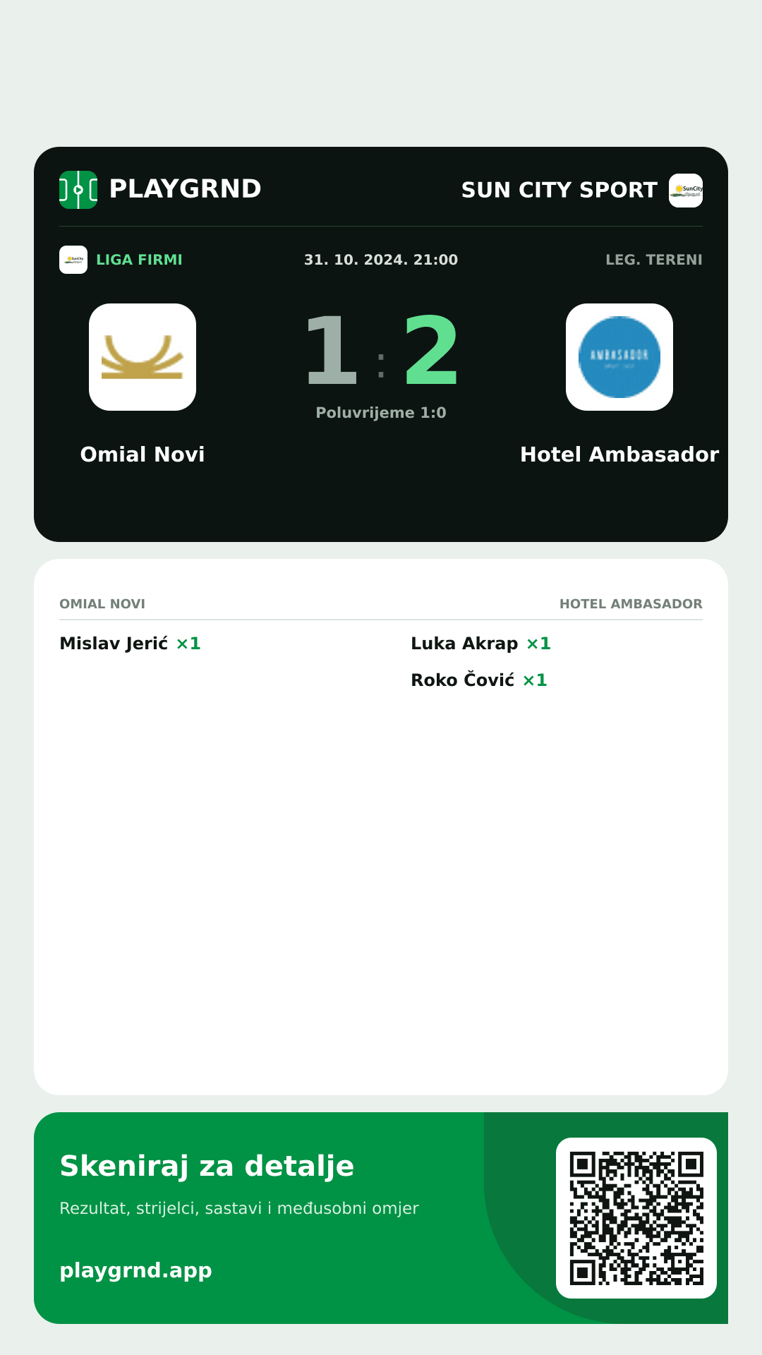 Story image: Omial Novi 1:2 Hotel Ambasador