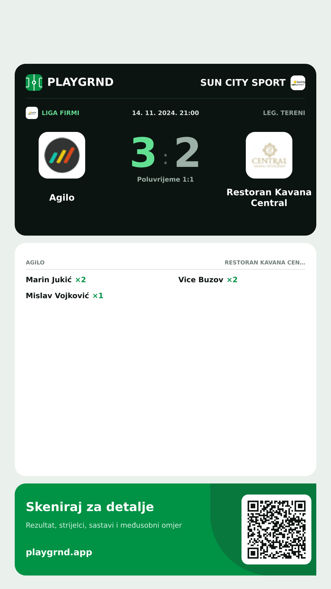 Story slika: Agilo 3:2 Restoran Kavana Central