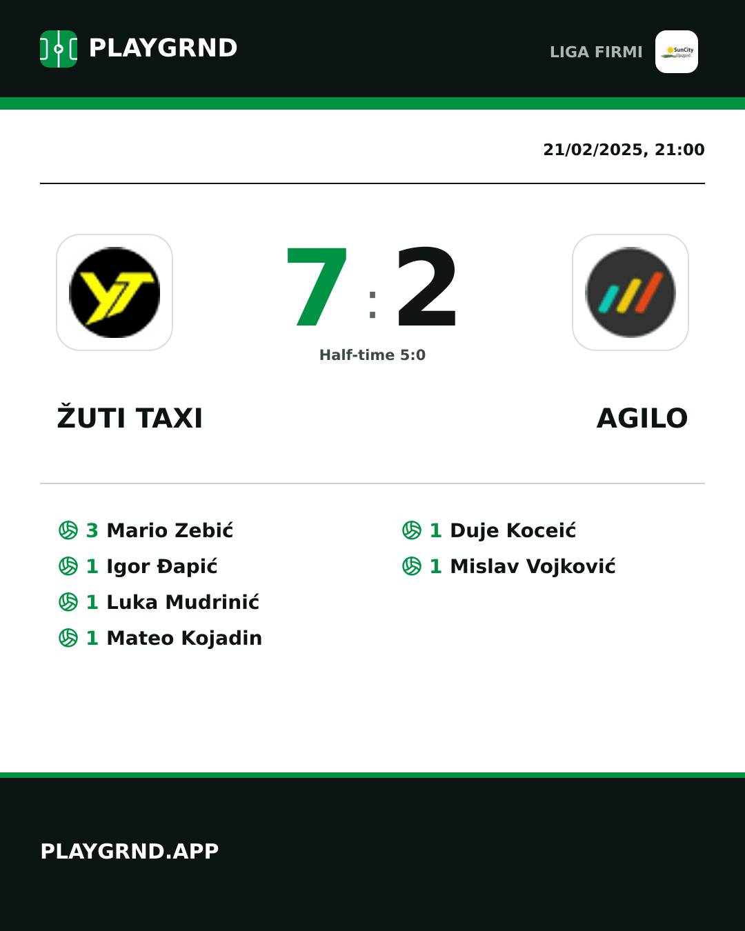 Instagram artwork: Žuti Taxi 7:2 Agilo