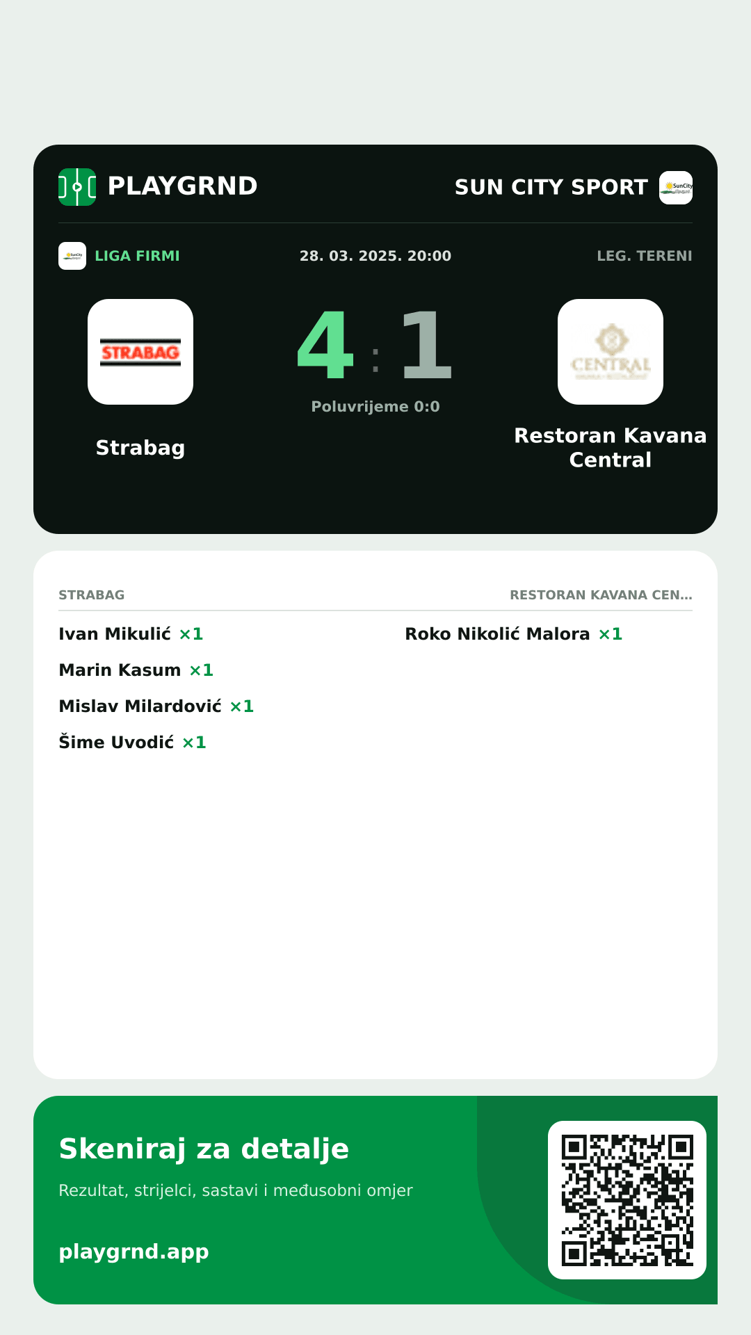 Story image: Strabag 4:1 Restoran Kavana Central