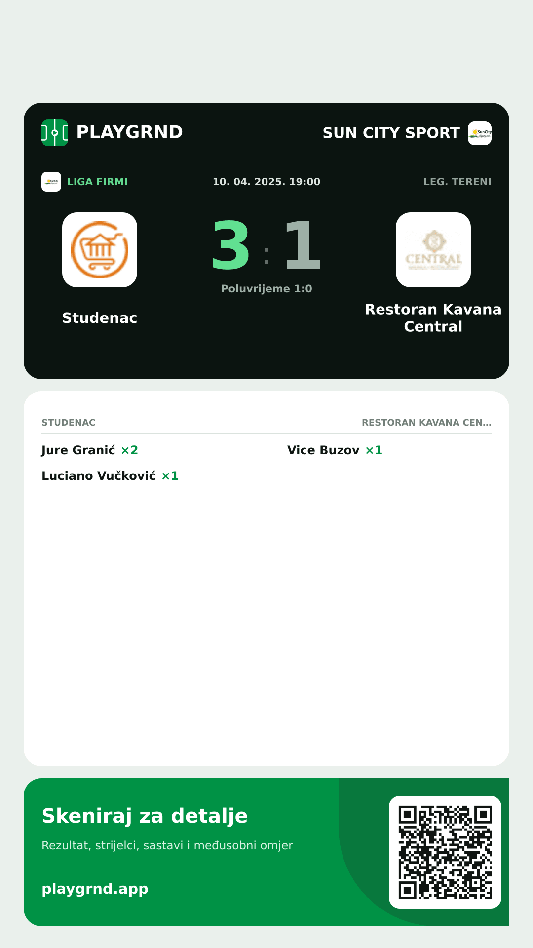 Story slika: Studenac 3:1 Restoran Kavana Central