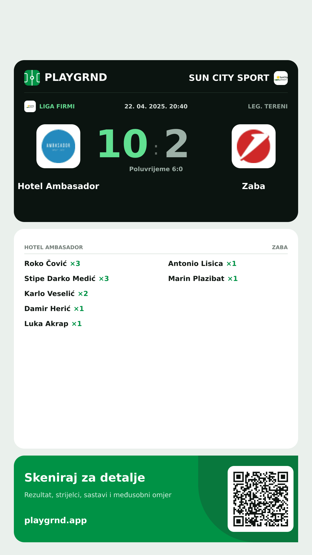 Story image: Hotel Ambasador 10:2 Zaba