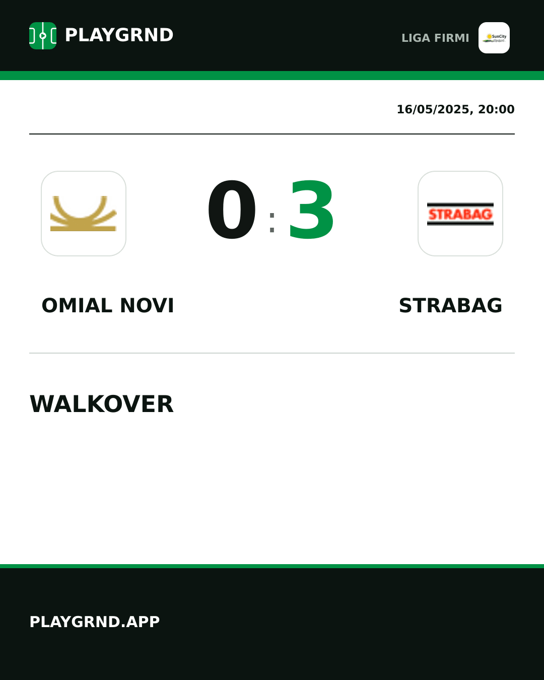 Instagram artwork: Omial Novi 0:3 Strabag