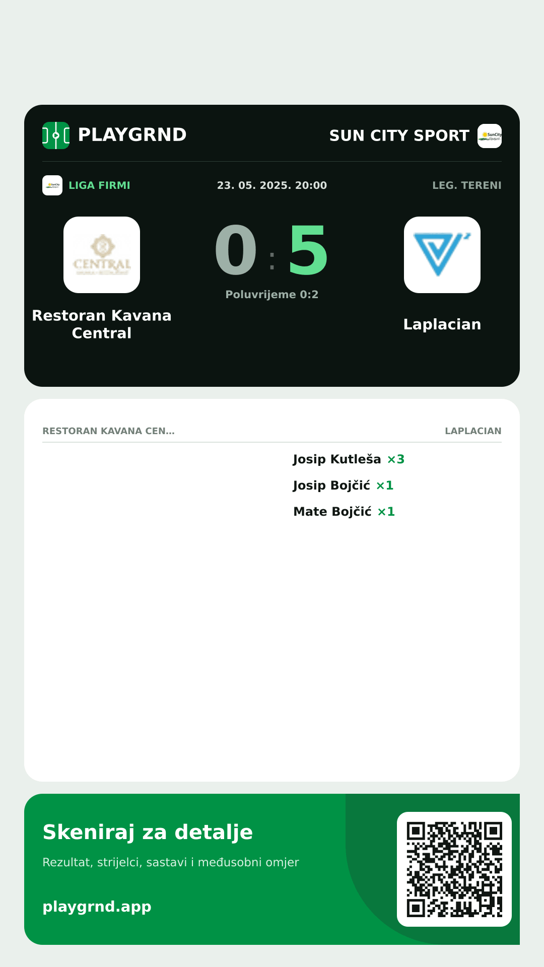 Story slika: Restoran Kavana Central 0:5 Laplacian
