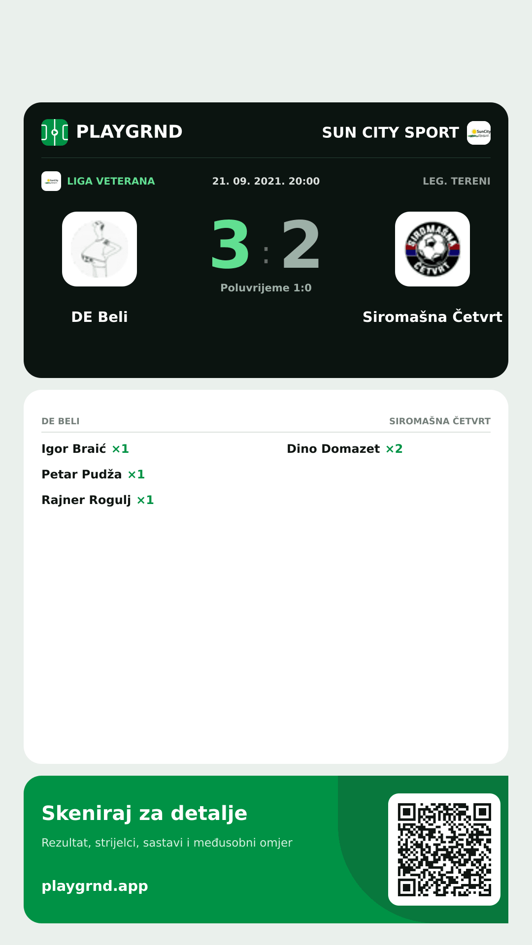 Story image: DE Beli 3:2 Siromašna Četvrt
