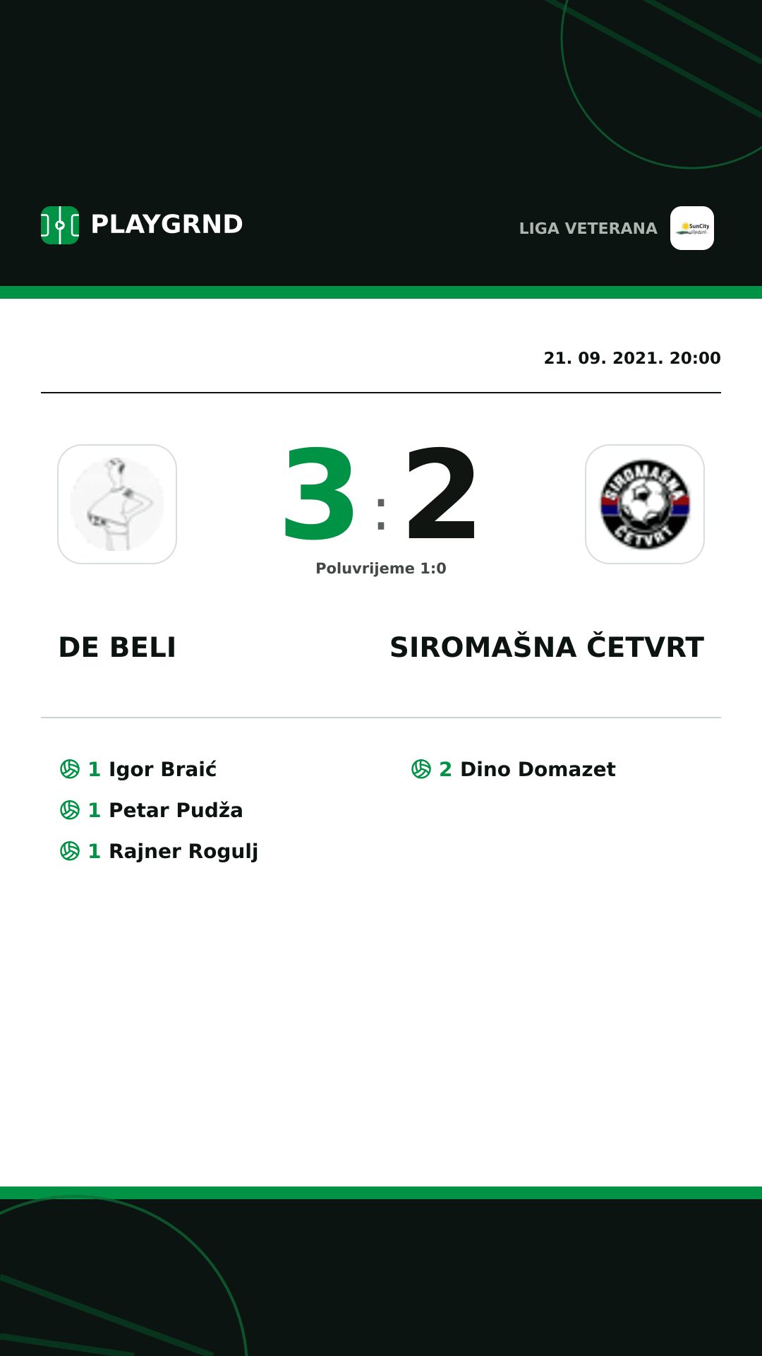 Instagram slika: DE Beli 3:2 Siromašna Četvrt