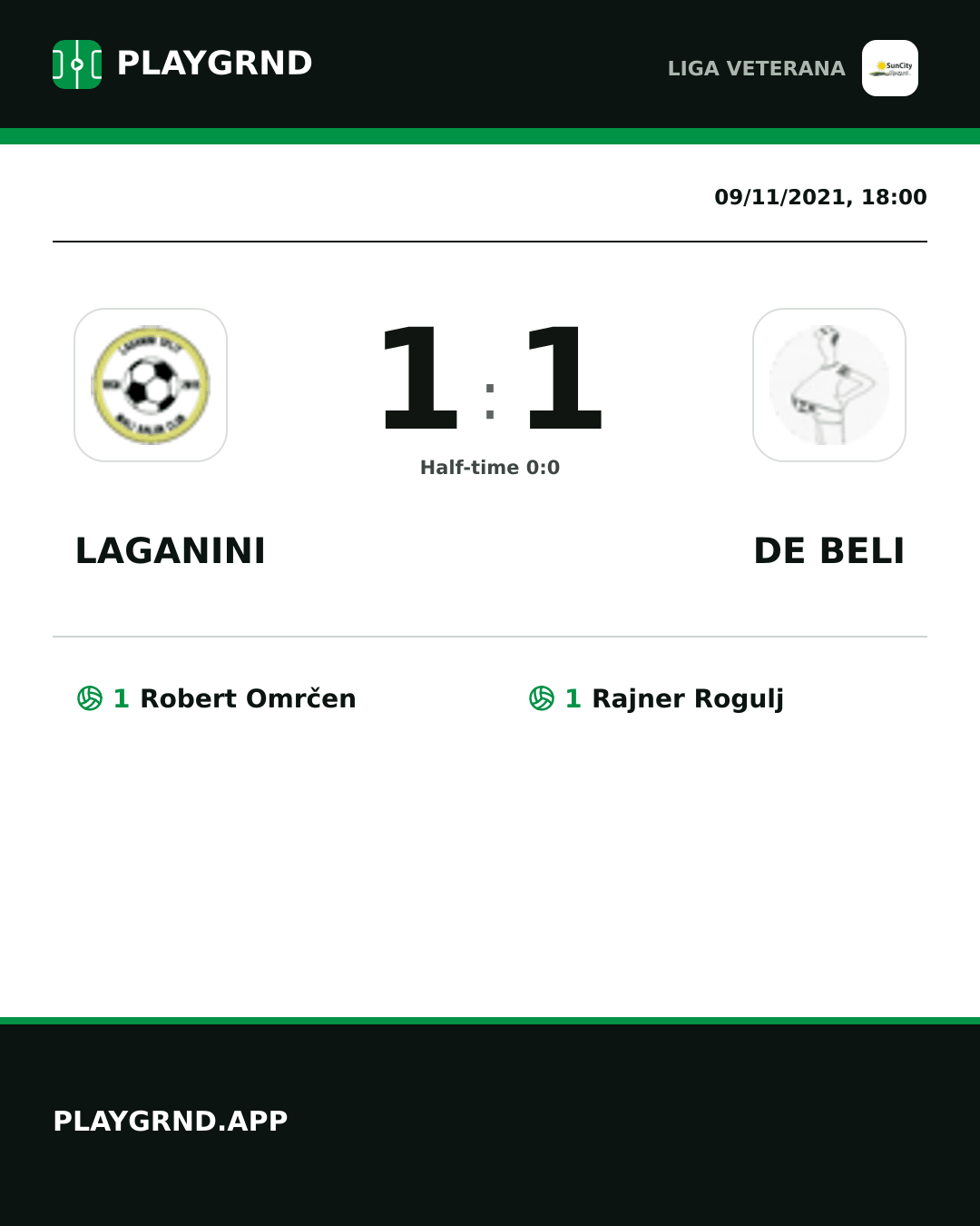 Instagram artwork: Laganini 1:1 DE Beli