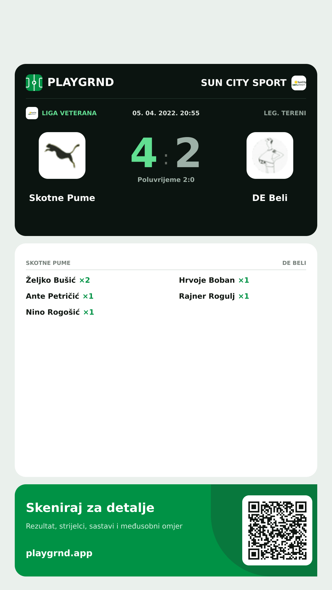 Story image: Skotne Pume 4:2 DE Beli