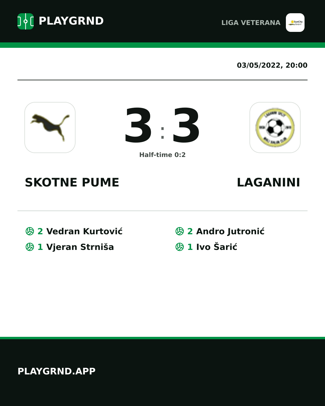 Instagram artwork: Skotne Pume 3:3 Laganini
