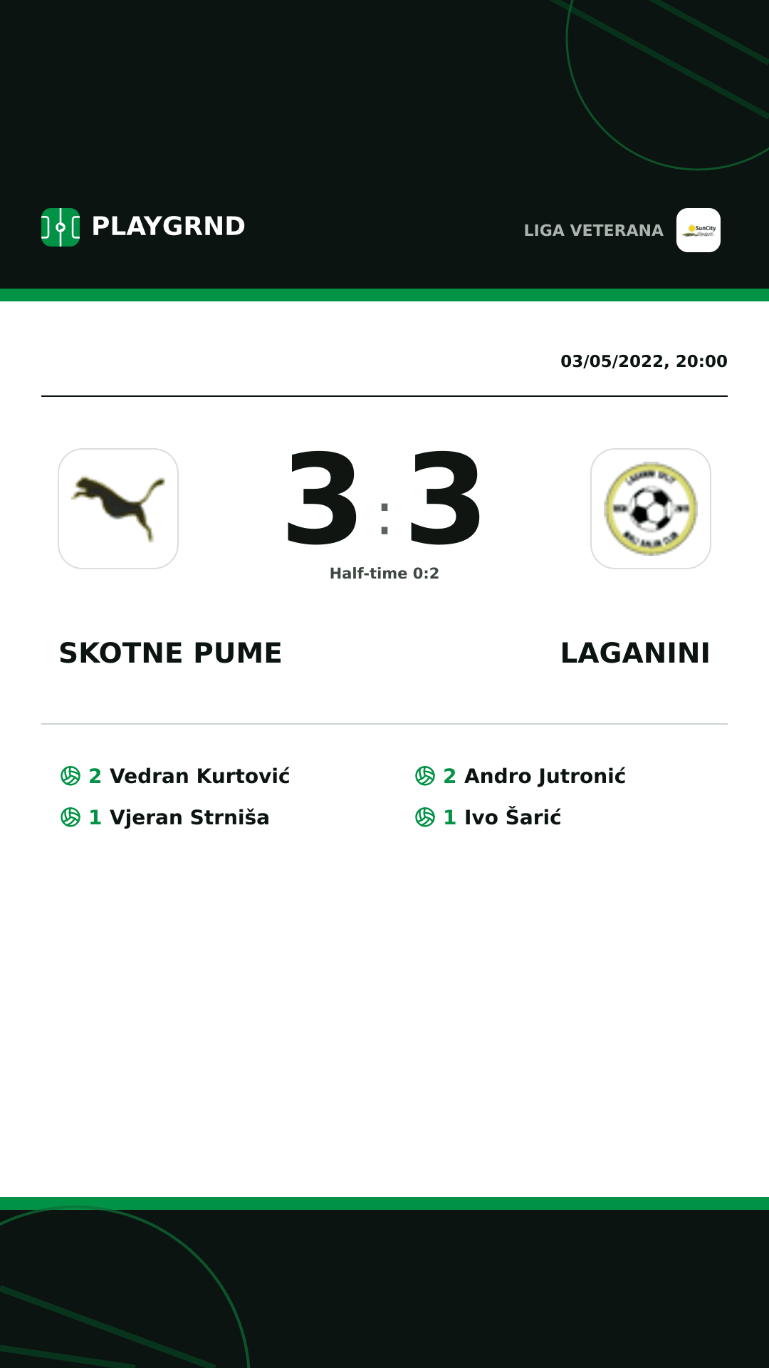 Instagram artwork: Skotne Pume 3:3 Laganini