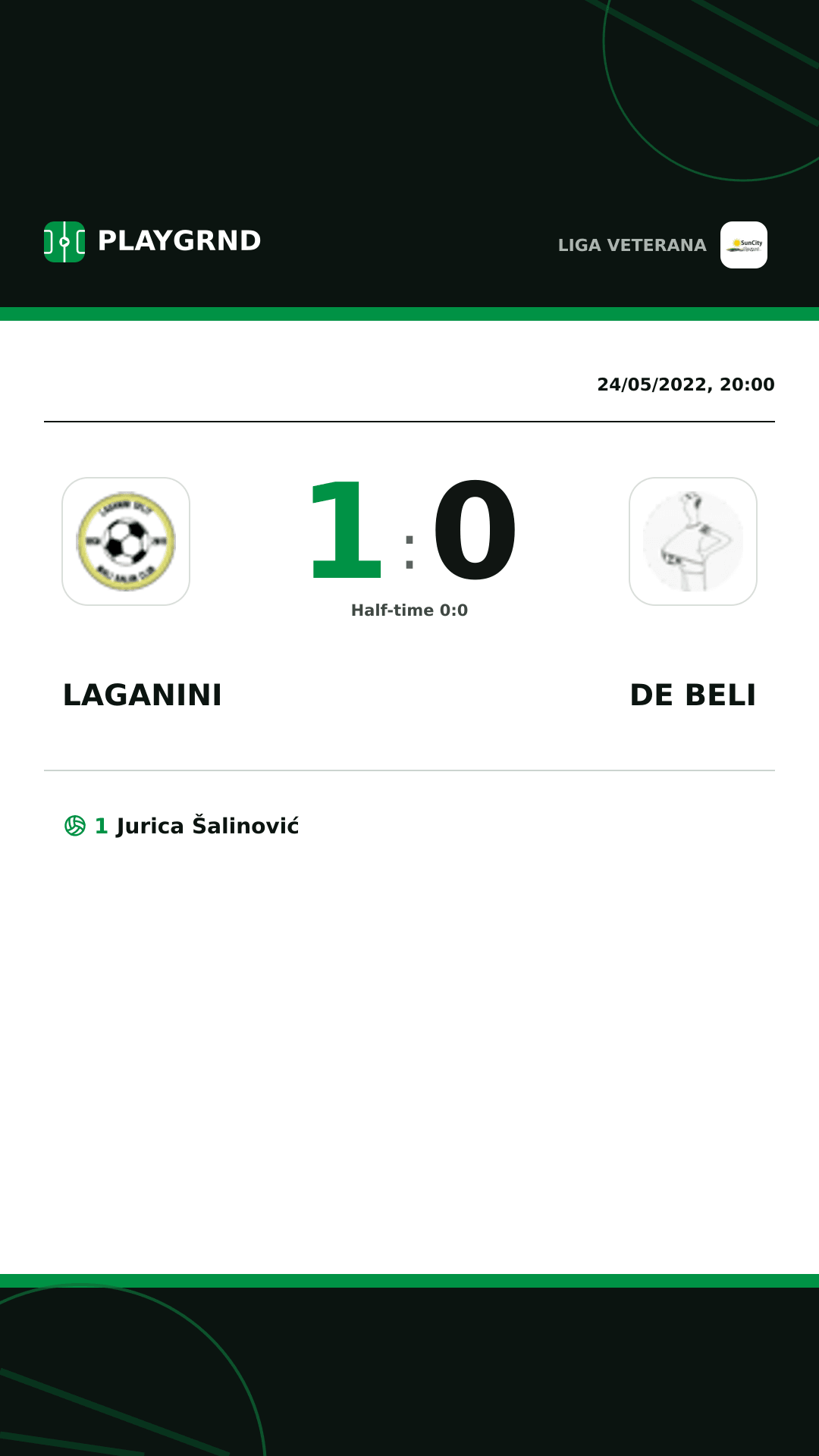 Instagram artwork: Laganini 1:0 DE Beli