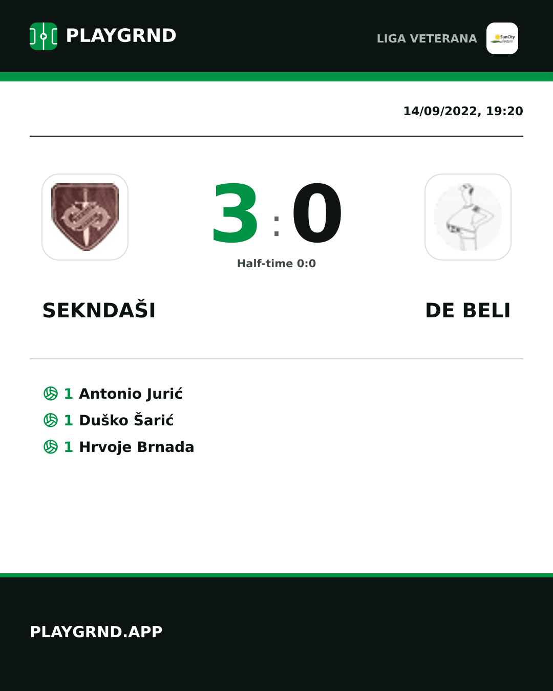 Instagram artwork: Sekndaši 3:0 DE Beli