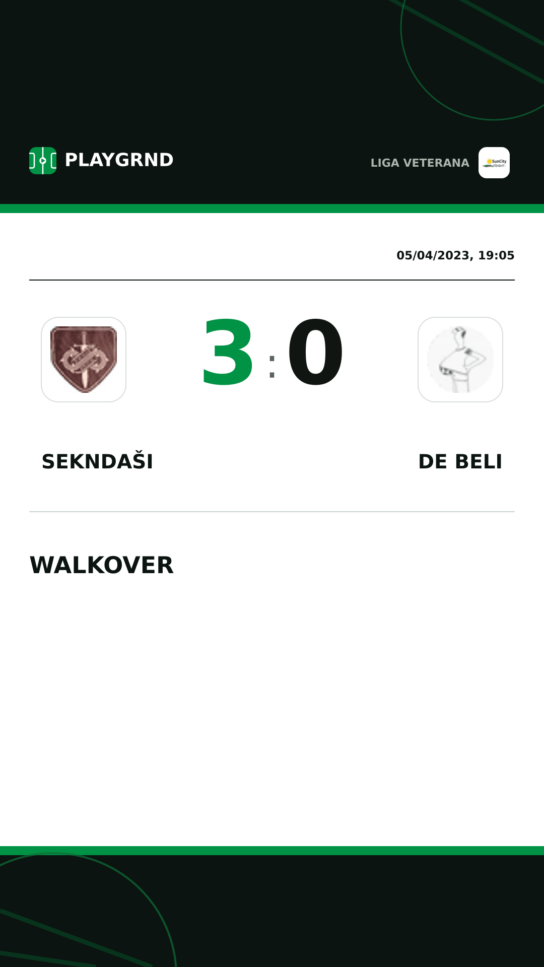 Instagram artwork: Sekndaši 3:0 DE Beli