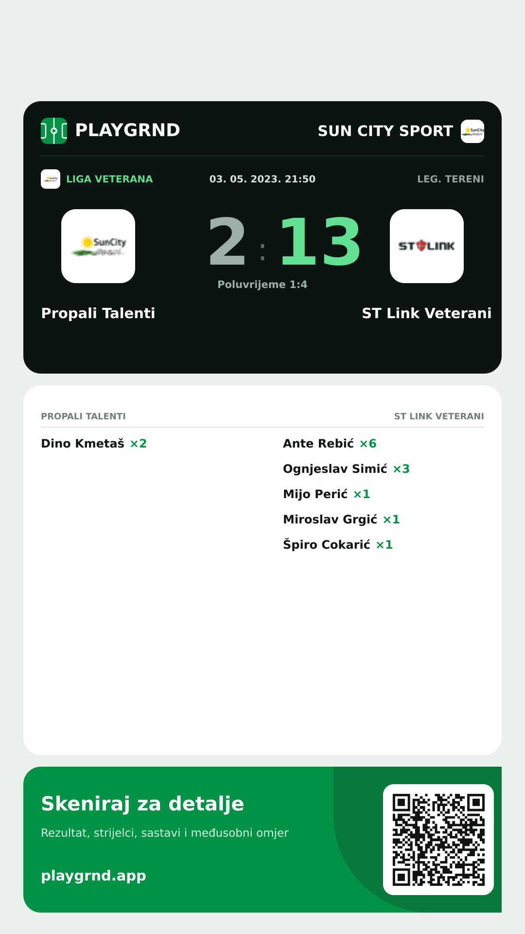 Story slika: Propali Talenti 2:13 ST Link Veterani