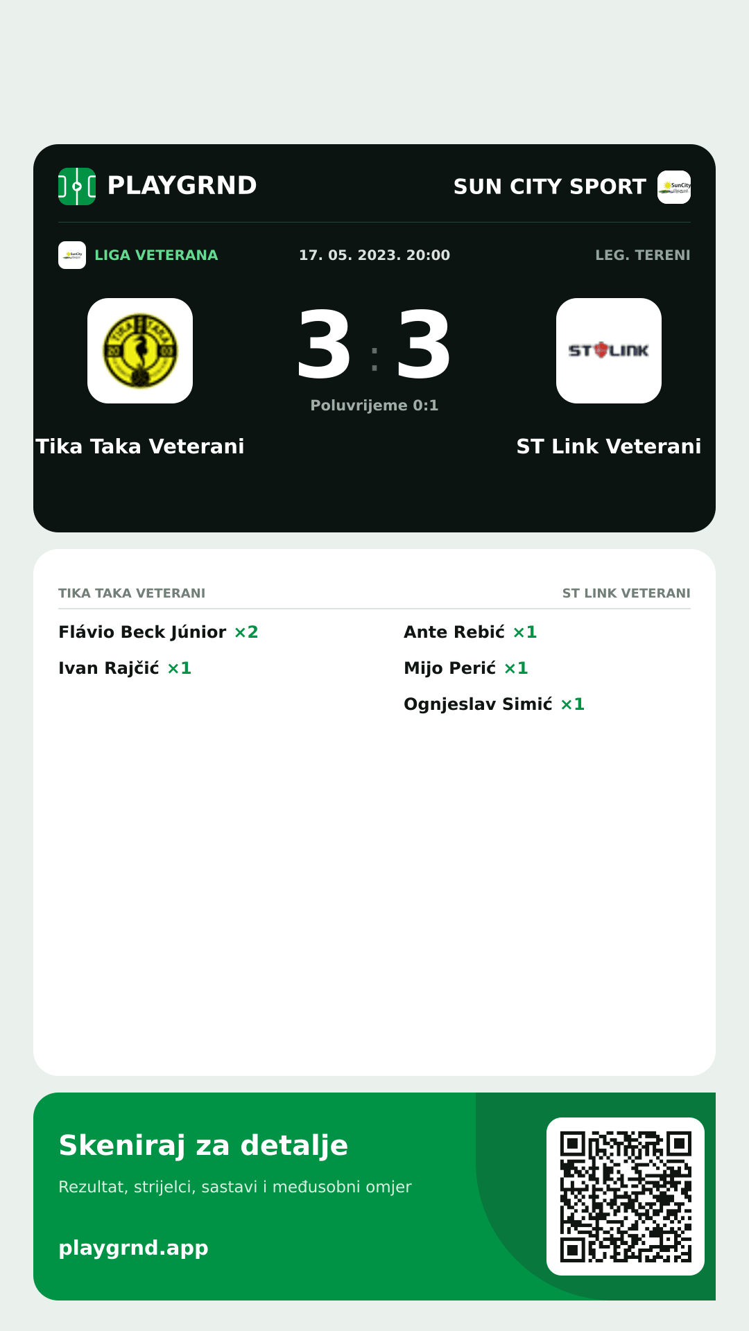 Story image: Tika Taka Veterani 3:3 ST Link Veterani