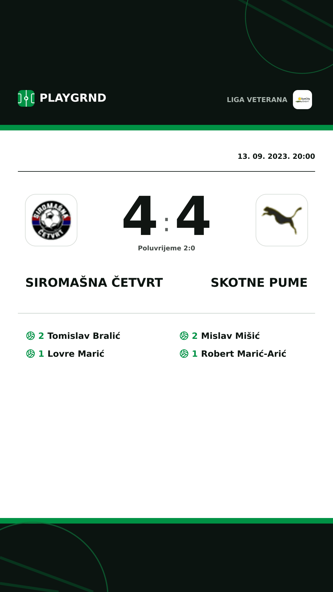 Instagram slika: Siromašna Četvrt 4:4 Skotne Pume