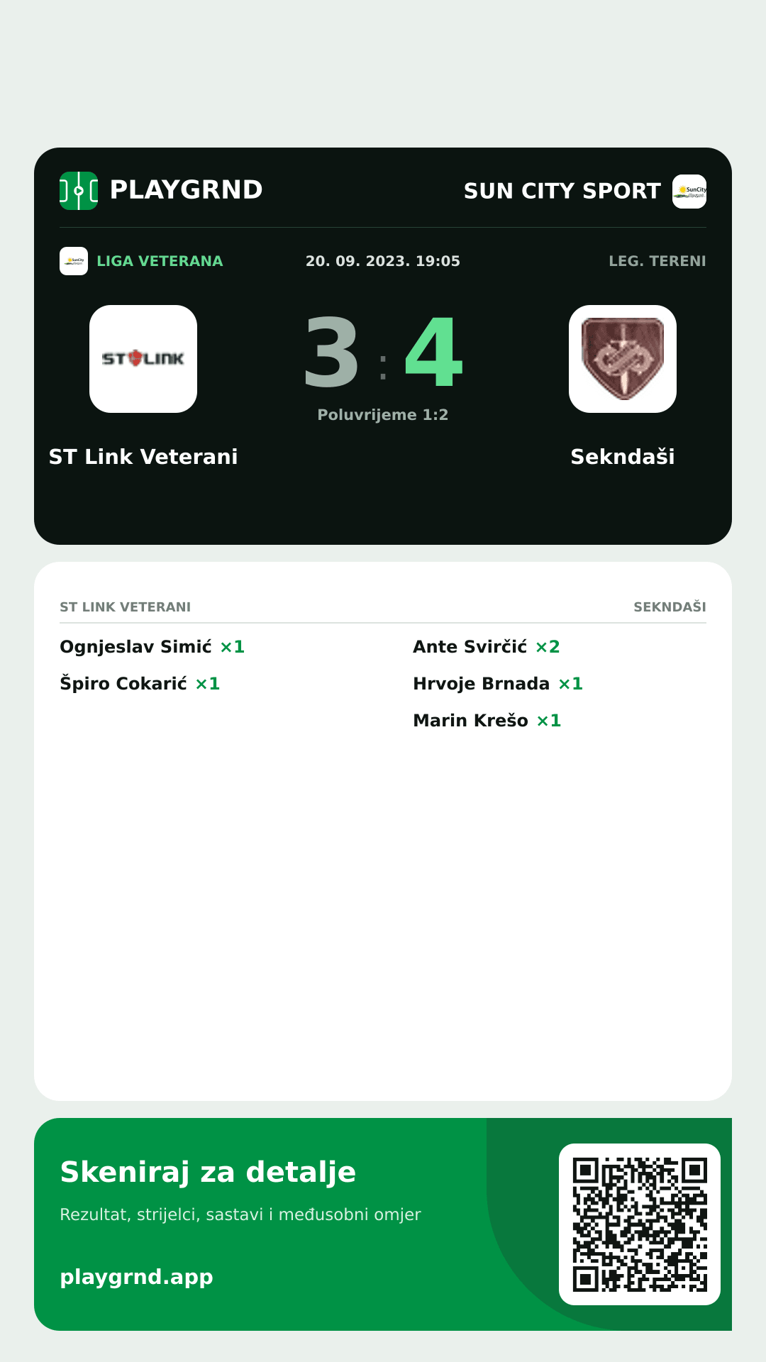 Story slika: ST Link Veterani 3:4 Sekndaši